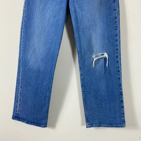 Levi's Ribcage Straight Ankle Jean Medium Wash - 29 - Picture 13 of 15